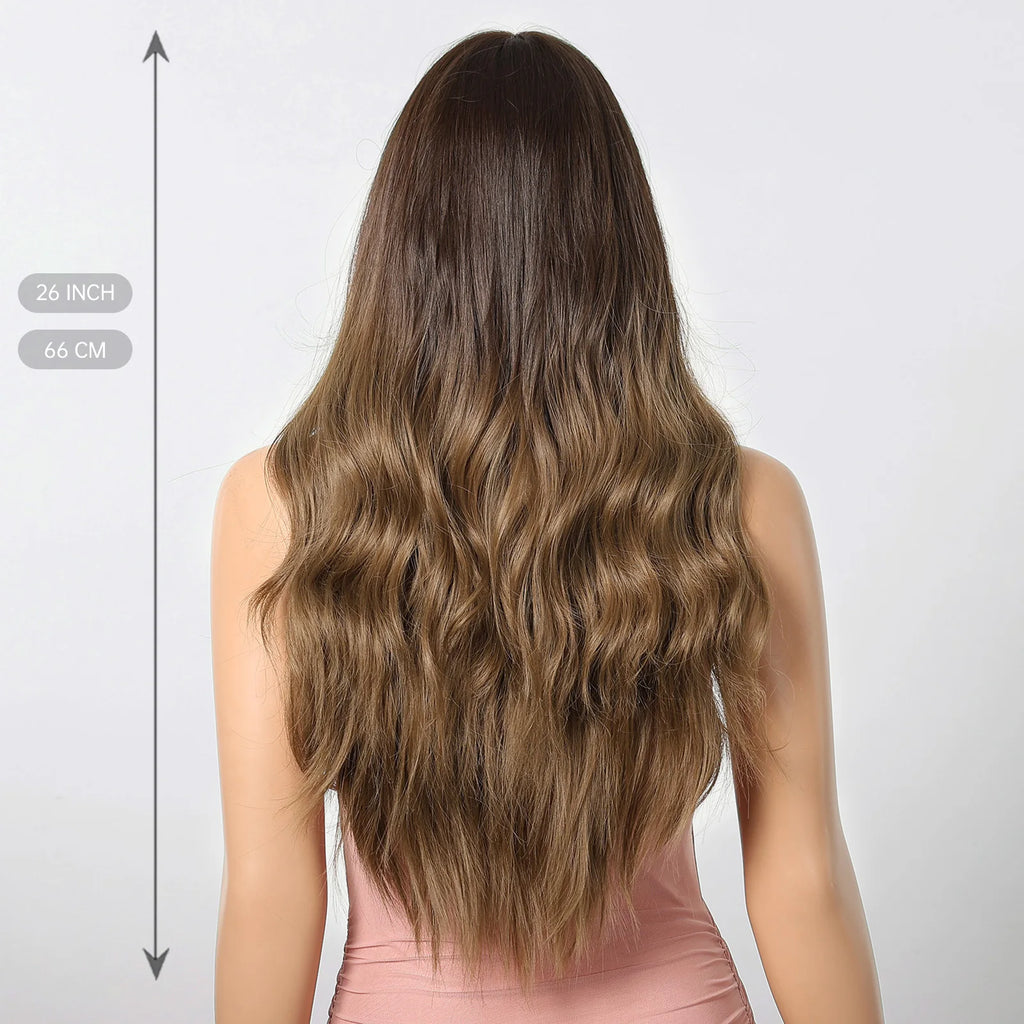 LOUIS FERRE Lace Front Wig Natural Brown
