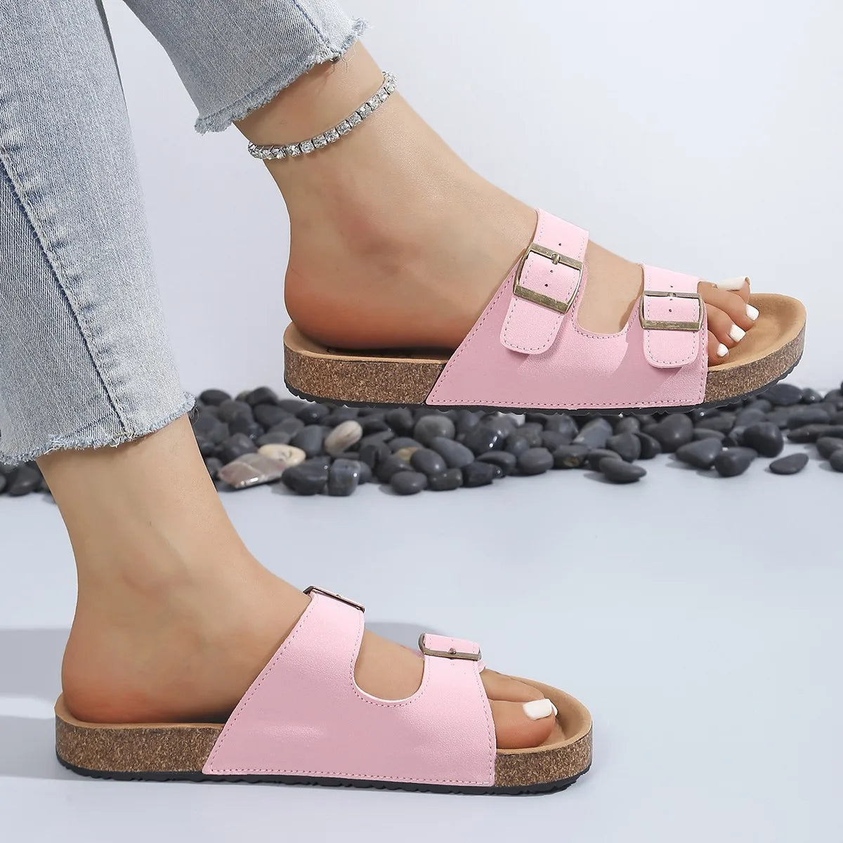 2026Classic Cork Sandals For Women