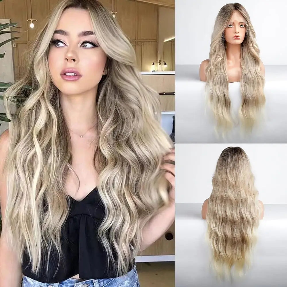 LOUIS FERRE Lace Front Wig Natural Brown