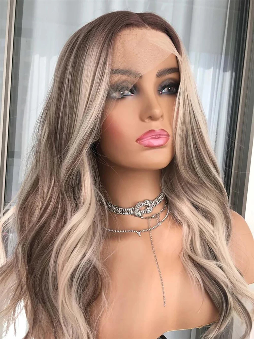 Highlighted Human Hair Lace Frontal