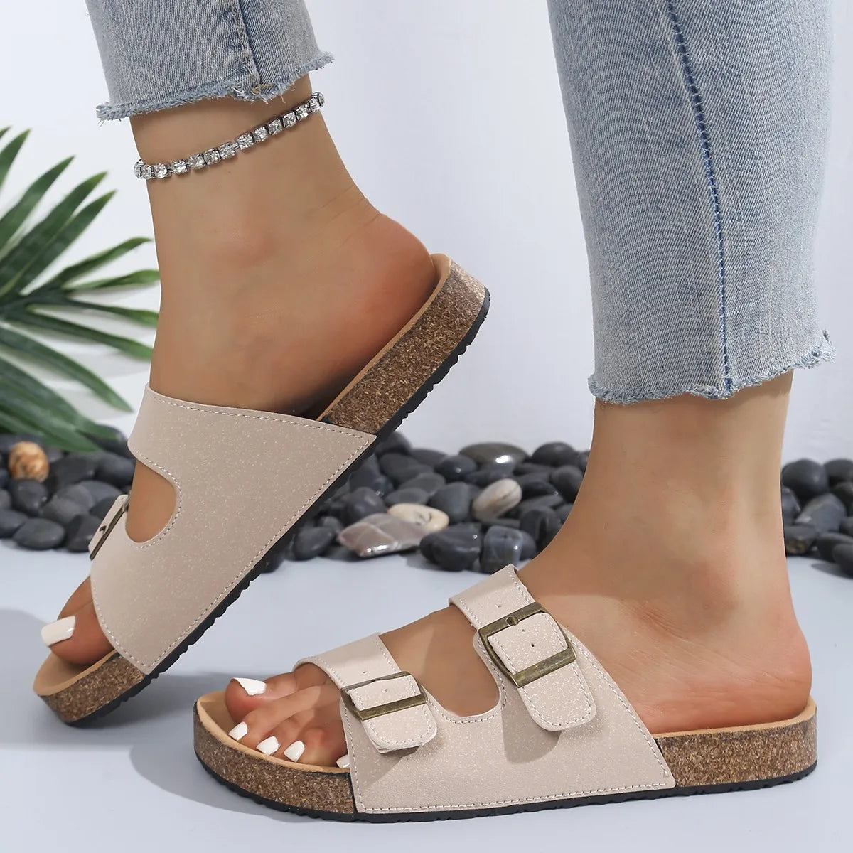 2026Classic Cork Sandals For Women